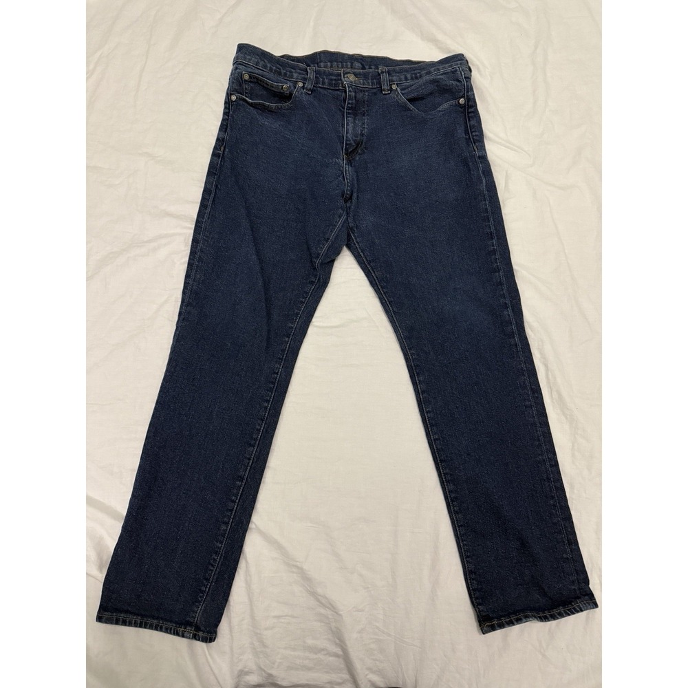 Brooks Brothers Jeans Mens 36x30 Blue Solid Cotton Spandex Preppy Classic